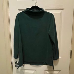 Hunter green softest mock turtleneck sweater you will ever wear